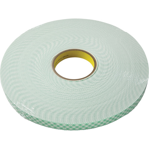 Ruban double face en mousse d'ur&eacute;thane, 33 m (108') lo x 9,5 mm (3/8") la, 60 mils, Ur&eacute;thane Rock Safety Industrial Ltd