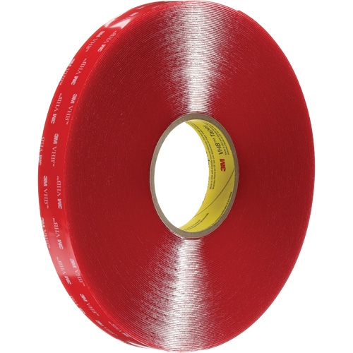 Ruban VHB, 33 m (108') lo x 12 mm (1/2") la, 40 mils, Acrylique Rock Safety Industrial Ltd