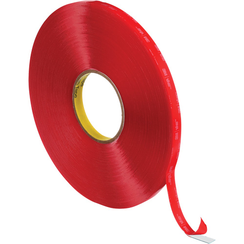 Ruban VHB, 33 m (108') lo x 12 mm (1/2") la, 40 mils, Acrylique Rock Safety Industrial Ltd