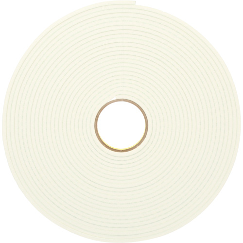 Ruban double face en mousse d'ur&eacute;thane, 16,5 m (54') lo x 12,7 mm (1/2") la, 25 mils, Ur&eacute;thane Rock Safety Industrial Ltd