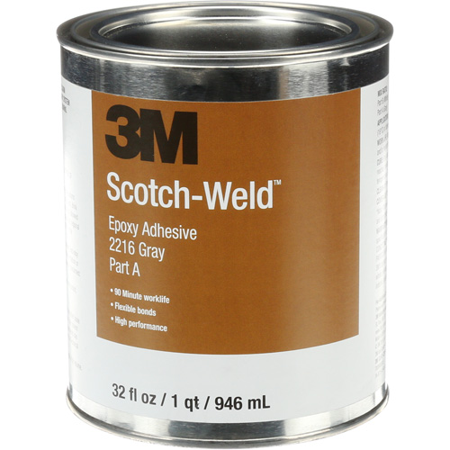 Scotch-Weld Adhesive, 32 fl. oz., Kit, Two-Part, Grey Rock Safety Industrial Ltd