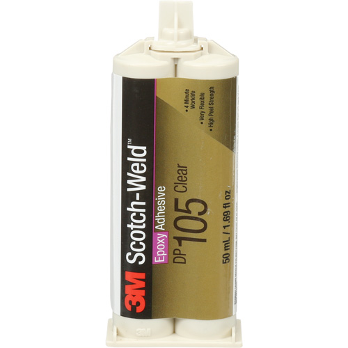 Scotch-Weld Adhesive, 1.7 fl. oz., Cartridge, Two-Part, Translucent Rock Safety Industrial Ltd