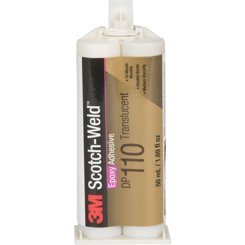 Scotch-Weld Adhesive, 1.64 fl. oz., Dual Cartridge, Two-Part, Clear Rock Safety Industrial Ltd