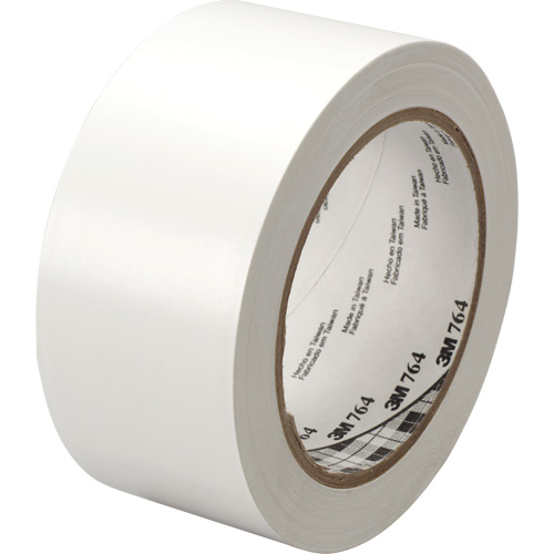 764 General-Purpose Vinyl Tape, 25.4 mm (1") W x 32.9 m (108') L, 5 mils, White Rock Safety Industrial Ltd