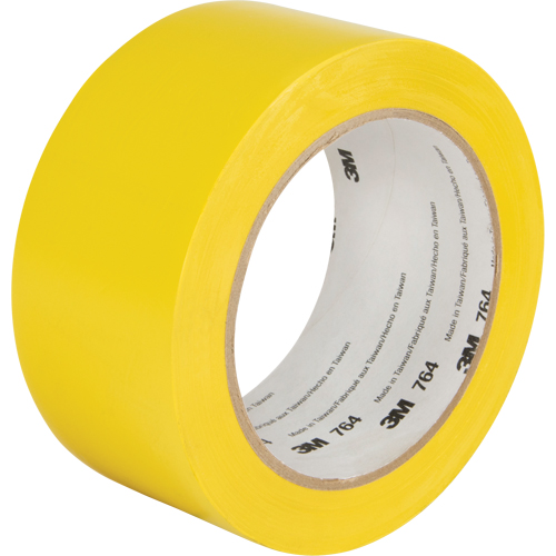 764 General-Purpose Vinyl Tape, 50.8 mm (2") W x 32.9 m (108') L, 5 mils, Yellow Rock Safety Industrial Ltd