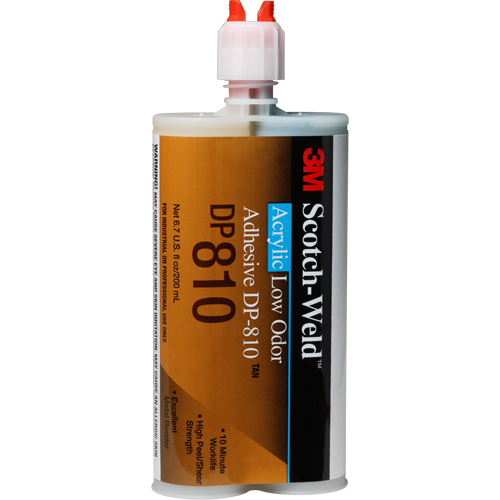 Adh&eacute;sif acrylique &agrave; faible odeur Scotch-Weld, Deux composants, Cartouche, 200 ml, Blanc cass&eacute; Rock Safety Industrial Ltd
