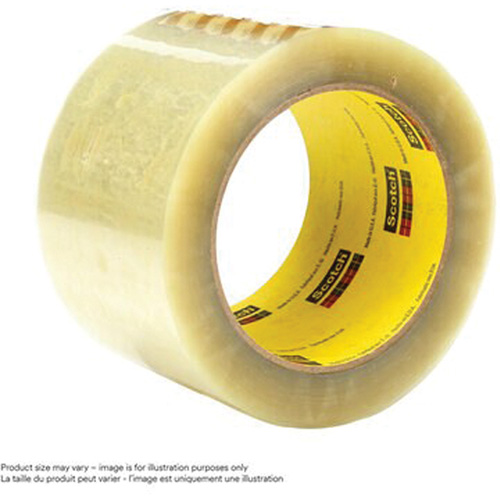 Ruban pour sceller les boîtes Scotch 355, Adh&eacute;sif Thermofusible, 3,15 mils, 36 mm (1-1/2") x 50 m (164') Rock Safety Industrial Ltd