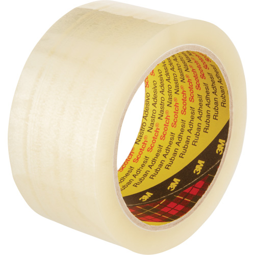 Scotch&reg; Box Sealing Tape 371, Hot Melt Adhesive, 1.9 mils, 48 mm (2") x 100 m (328') Rock Safety Industrial Ltd