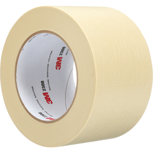 2308 Masking Tape, 72 mm (3") x 55 m (180'), Tan Rock Safety Industrial Ltd