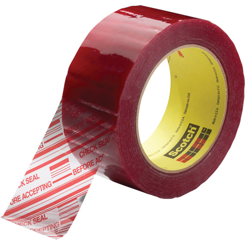 Ruban d'emballage avec message de s&eacute;curit&eacute; Scotch 3779, Adh&eacute;sif Acrylique, 1,8 mils, 48 mm (2") x 100 m (328') Rock Safety Industrial Ltd
