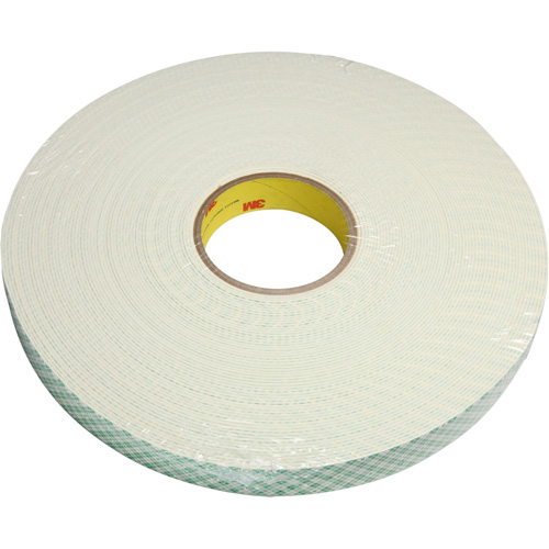 Foam Tape, 33 m (108') L x 25.4 mm (1") W, 1.5 mils, Urethane Rock Safety Industrial Ltd