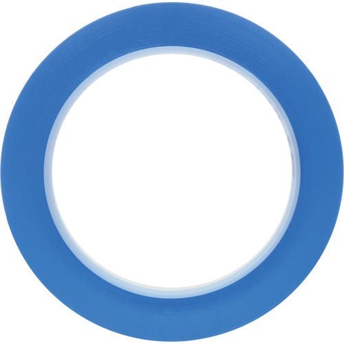 Ruban en vinyle 471, 6 mm (1/4") la x 32,9 m (108') lo, 5,2 mils, Bleu Rock Safety Industrial Ltd