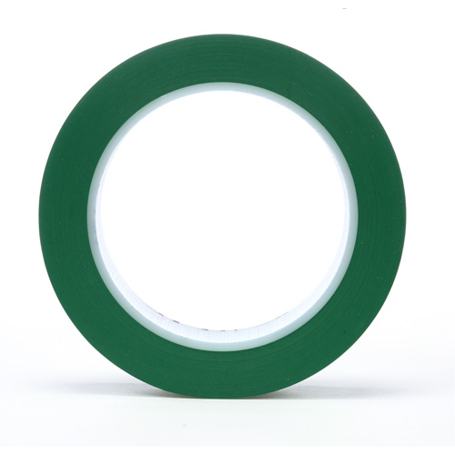 471 Vinyl Tape, 25.4 mm (1") W x 32.9 m (108') L, 5.2 mils, Green Rock Safety Industrial Ltd
