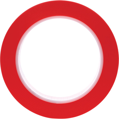 471 Vinyl Tape, 25.4 mm (1") W x 32.9 m (108') L, 5.2 mils, Red Rock Safety Industrial Ltd