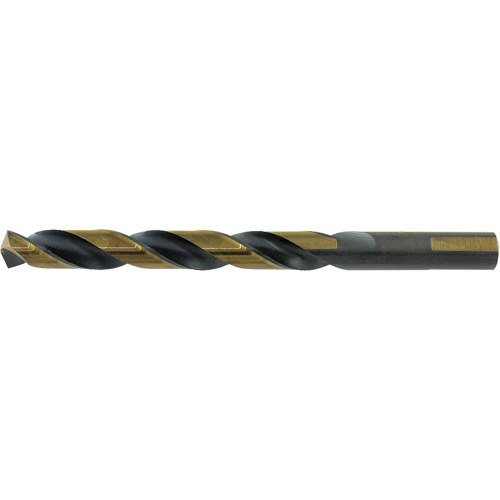 Foret de type Prentice M2 de premi&egrave;re qualit&eacute; noir et dor&eacute; Jet-Kut, 9/16", Acier rapide, Pointe de 135° Rock Safety Industrial Ltd