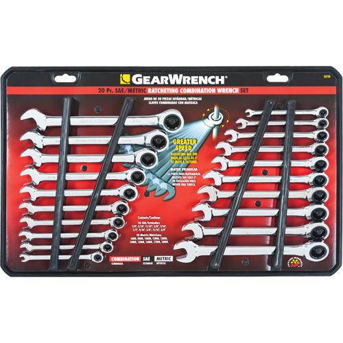 Jeux de cl&eacute;s mixtes 72 dents Rock Safety Industrial Ltd