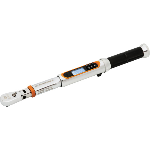 120XP Flex Head Torque Wrench with Angle, Electronic, 3/8" Square Drive, 120 - 1200 ft-lbs. Rock Safety Industrial Ltd