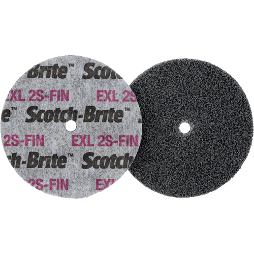 Scotch-Brite EXL Unitized Wheel, 3" x 1/2", 1/4" Arbor Rock Safety Industrial Ltd