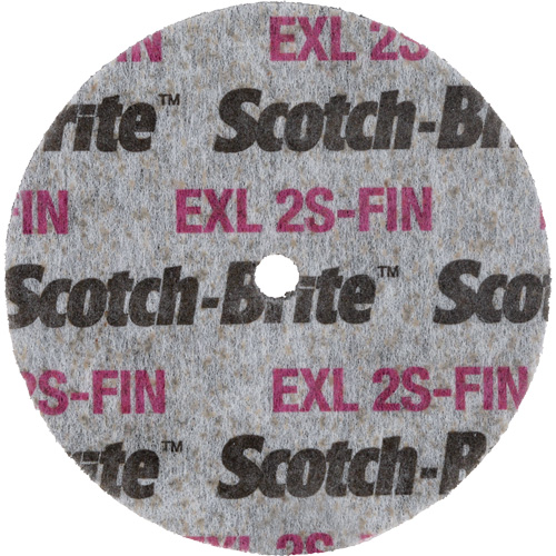 Scotch-Brite EXL Unitized Wheel, 3" x 1/2", 1/4" Arbor Rock Safety Industrial Ltd