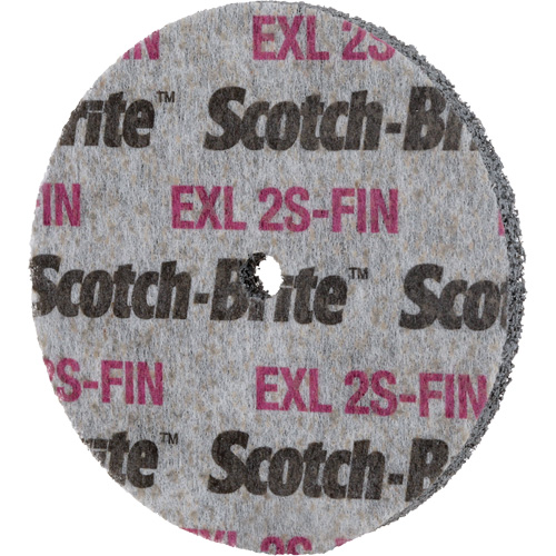 Scotch-Brite EXL Unitized Wheel, 3" x 1/2", 1/4" Arbor Rock Safety Industrial Ltd
