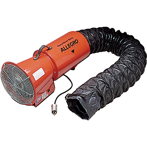 Ventilateurs &agrave; d&eacute;flecteurs en acier CA de 8", 1/3 CV, 890 pi³/min, Antid&eacute;flagrant Rock Safety Industrial Ltd