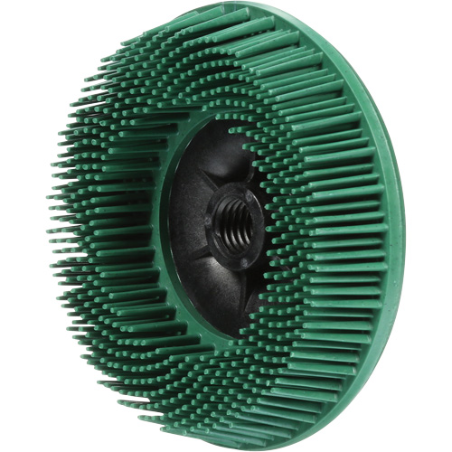 Disques radiaux bristle pour meuleuses angulaires Scotch-Brite, C&eacute;ramique, Grain 50, 4-1/2" dia. Rock Safety Industrial Ltd