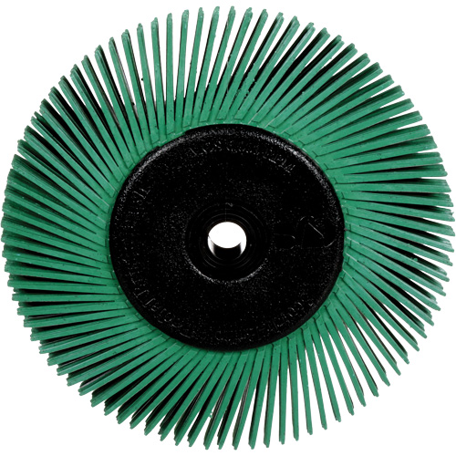 Brosses radiales bristle pour meuleuses d'&eacute;tabli, Grain 50X, 6" dia. Rock Safety Industrial Ltd