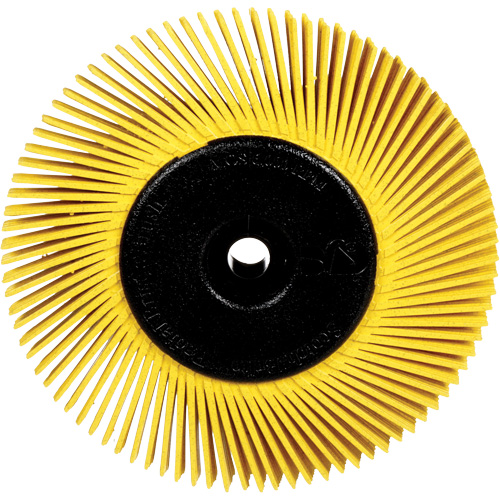 Radial Bristle Brushes for Bench Grinders, 80X Grit, 6" Dia. Rock Safety Industrial Ltd