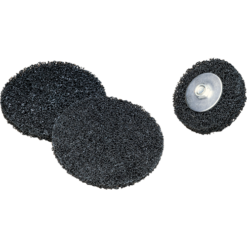 Disques nettoyez & retirez - Disques Clean & Strip Scotch-Brite, 4" dia., Grain Extra grossier, Carbure de silicium Rock Safety Industrial Ltd