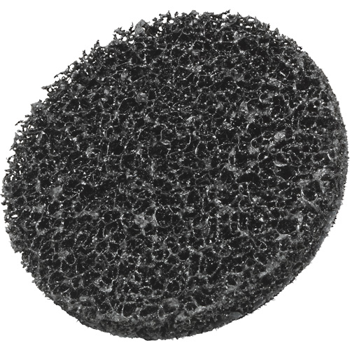 Disque de d&eacute;capage de rev&ecirc;tement Scotch-Brite Roloc, 3" dia., Grain Extra grossier, Carbure de silicium Rock Safety Industrial Ltd