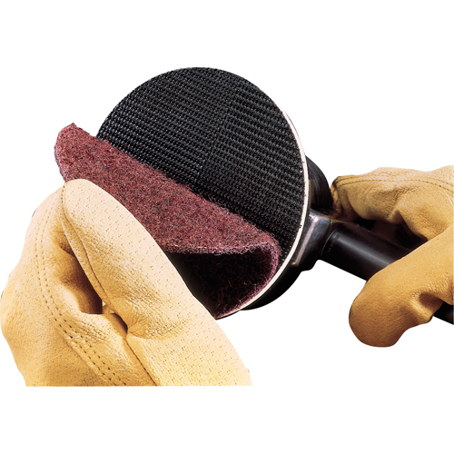 Disques de traitement des surfaces Scotch-Brite &agrave; boucles & &agrave; crochets, 2" dia., Grain Moyen Rock Safety Industrial Ltd