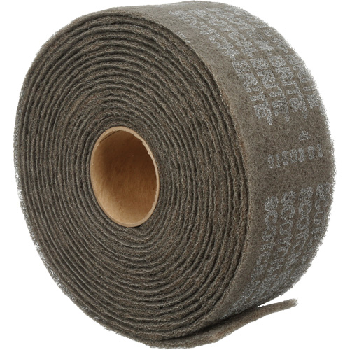 Ruban de nettoyage et de finition Scotch-Brite, Tr&egrave;s fin, 4" la x 30' lo Rock Safety Industrial Ltd