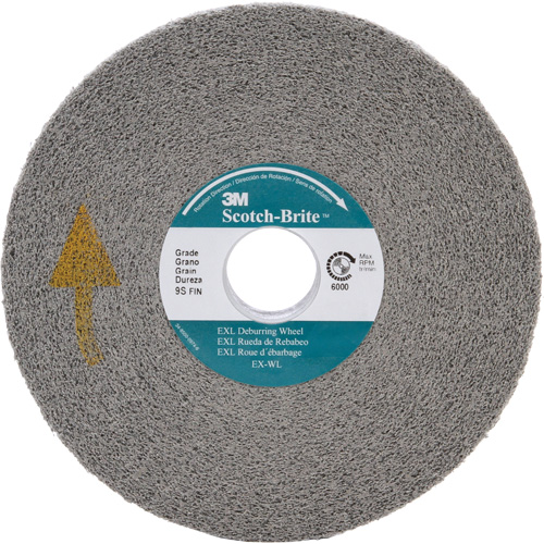 Scotch-Brite EXL Deburring Wheel, 6" x 1", 1" Arbor Rock Safety Industrial Ltd