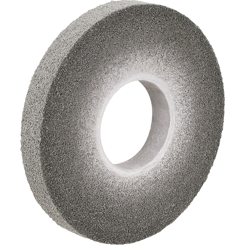 Meule d'&eacute;barbage EXL Scotch-Brite, 8" x 1/2", Arbre de 3" Rock Safety Industrial Ltd