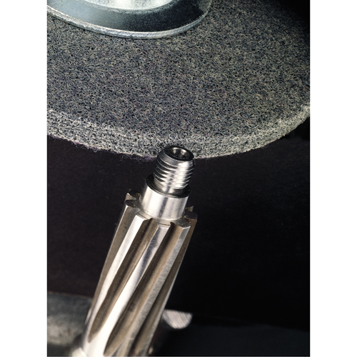 Scotch-Brite EXL Unitized Deburring Wheels, 1" x 1", 3/16" Arbor, 2A Grit, Aluminum Oxide Rock Safety Industrial Ltd