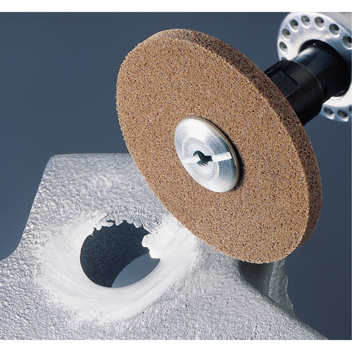 Scotch-Brite EXL Unitized Deburring Wheels, 3" x 1/4", 3/16" Arbor, 6S Grit Rock Safety Industrial Ltd