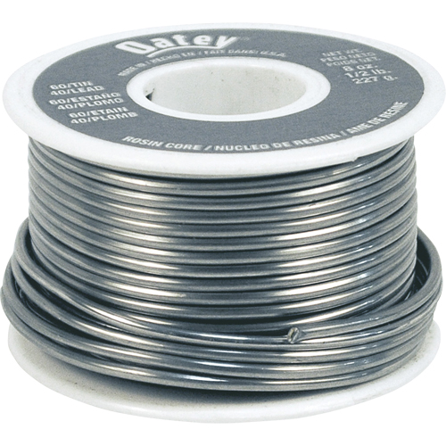 60/40 Solder, Lead-Based, 60% Tin 40% Lead, Rosin Core, 0.063" Dia. Rock Safety Industrial Ltd
