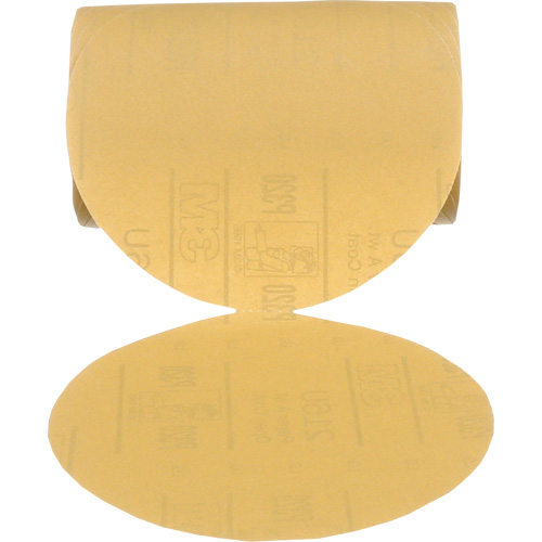 Disque dor&eacute; en rouleau Stikit, 6" dia., Grain P320, Oxyde d'aluminium Rock Safety Industrial Ltd
