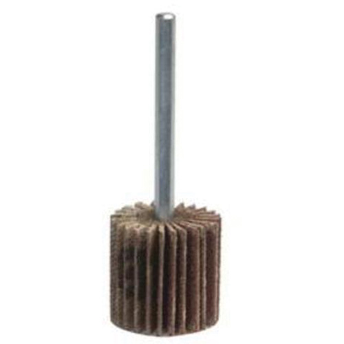 Grind-O-Flex Mini Mounted Flap Wheel, Aluminum Oxide, 80 Grit, 2" x 1" x 1/4" Rock Safety Industrial Ltd