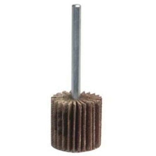 Grind-O-Flex Mini Mounted Flap Wheel, Aluminum Oxide, 120 Grit, 3" x 1" x 1/4" Rock Safety Industrial Ltd