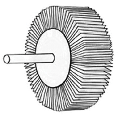 Grind-O-Flex Micro-Mini Flap Wheel, Aluminum Oxide, 120 Grit, 3/4" x 3/16" x 1/8" Rock Safety Industrial Ltd