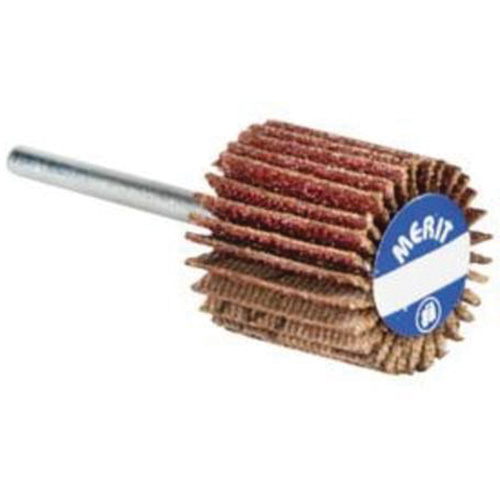 High Performance Micro-Mini Flap Wheel, Aluminum Oxide, 320 Grit, 3/4" x 3/4" x 1/8" Rock Safety Industrial Ltd