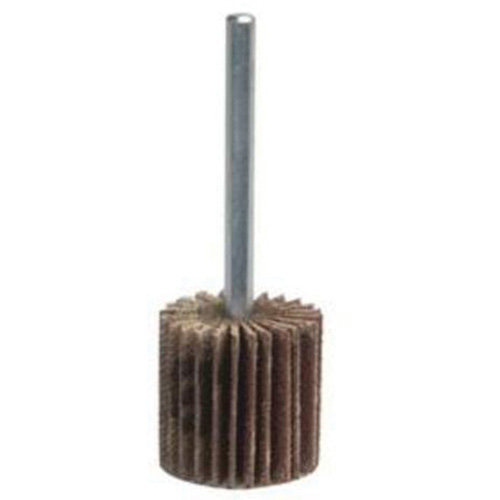 Super Finish Mini Flap Wheel, Aluminum Oxide, 80 Grit, 1-3/4" x 1/2" x 1/4" Rock Safety Industrial Ltd