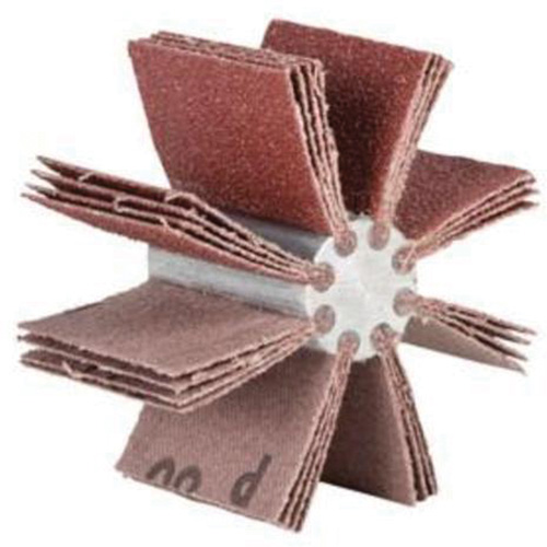 Plain Flap B-810 Bore Polisher, Aluminum Oxide, 80 Grit, 2-3/4" x 1-1/2" x Rock Safety Industrial Ltd