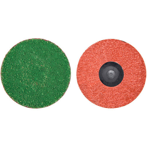 Disque de toile &agrave; changement rapide Zirc Plus, 3" dia., Grain 120, Alumine de zirconium Rock Safety Industrial Ltd