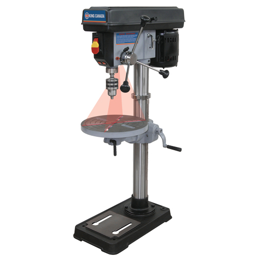 Drill Presses With Laser, 13", 5/8" Chuck, 3670 RPM Rock Safety Industrial Ltd