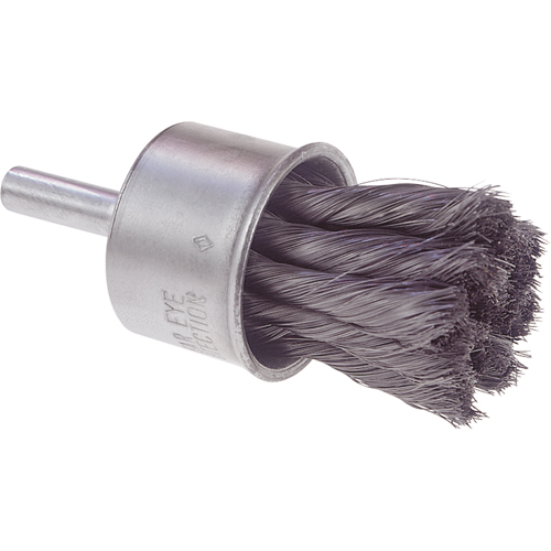 Brosses mont&eacute;es &agrave; fils nou&eacute;s, 1/2" dia., dia. Des fils 0.014, Tige 1/4" Rock Safety Industrial Ltd