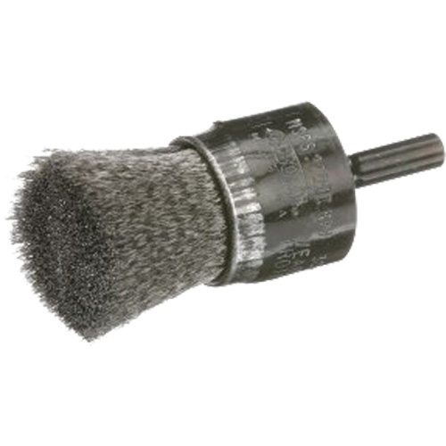 Brosse mont&eacute;e &agrave; fils ondul&eacute;s, 1", Fils 0,006" Rock Safety Industrial Ltd