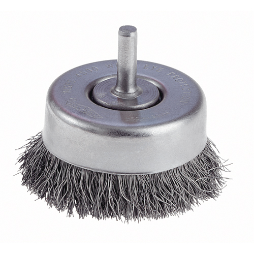 Brosses-boisseau &agrave; fils cr&ecirc;p&eacute;s avec tige 1/4" - travaux l&eacute;gers Rock Safety Industrial Ltd