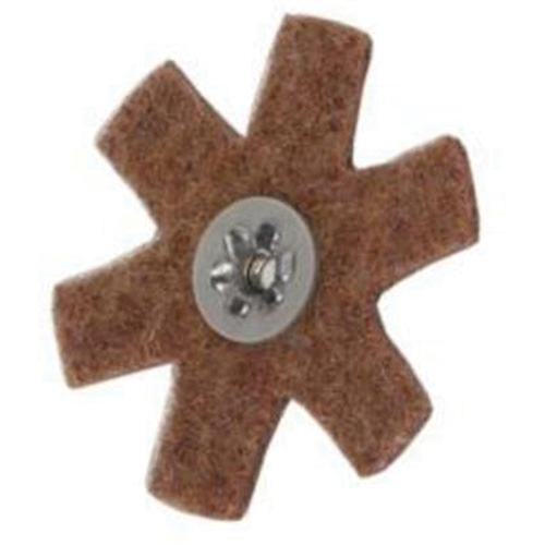 Abrasotex Surface Preparation Star, 3" Dia., Coarse Grit, Aluminum Oxide Rock Safety Industrial Ltd